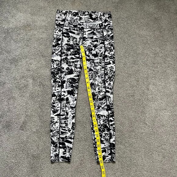 Lululemon | Fast & Free 7/8 Tight II Nulux 25, Interlaced Starlight Black, size6 - Picture 9 of 10